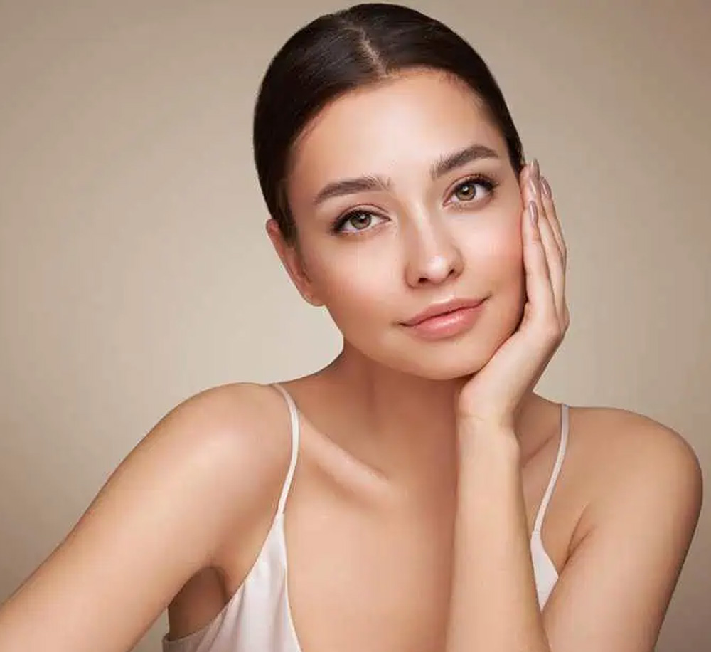 Professional aesthetic facial treatment for glowing skin