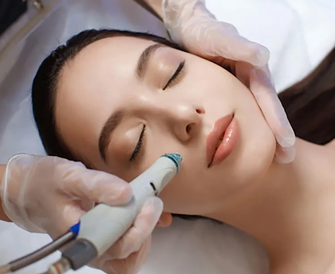 Hydrafacial treatment
