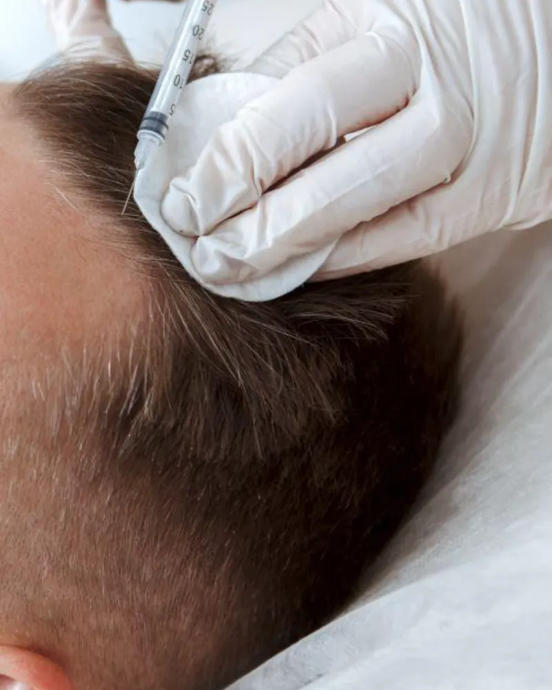 PRP Hair Therapy treatment at SAS Aesthetica Clinic Dubai